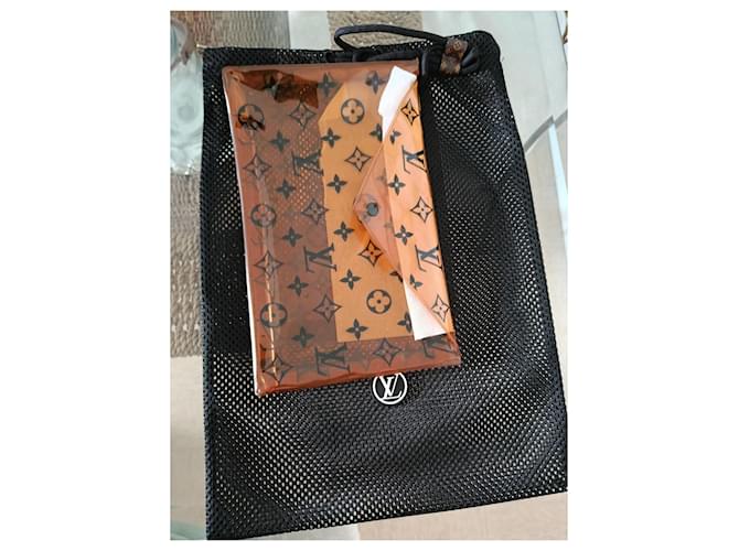 Pochette trasparente Louis Vuitton Monogram Marrone Monogramma - vista 7