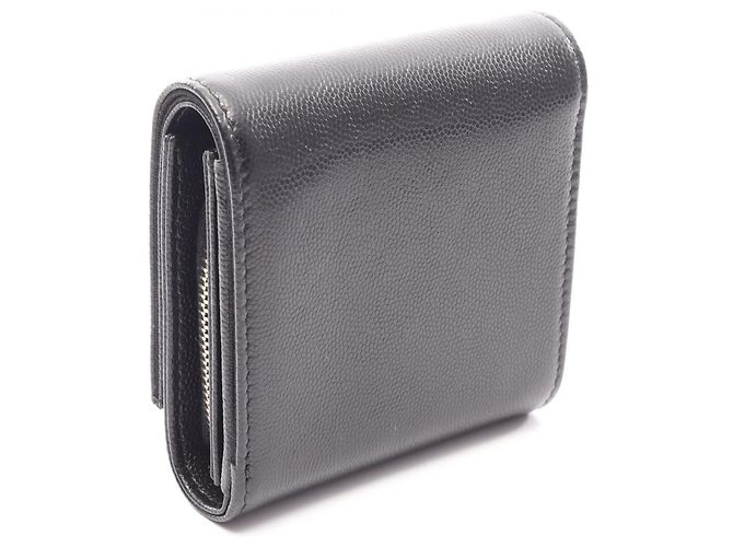 Timeless Cartera bi-fold Chanel Coco Mark en negro - vista 2