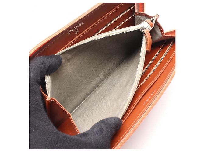 Chanel Coco Mark Long Wallet Orange - Ansicht 6