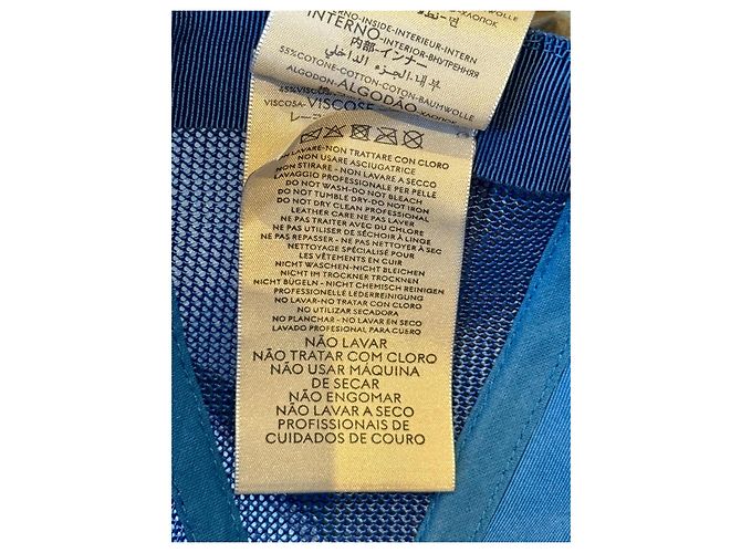 Cappellino Gucci in cotone e nylon Blu - vista 8