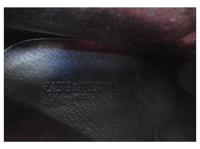 Botas Zadig & Voltaire de cuero rojo Roja - vista 7