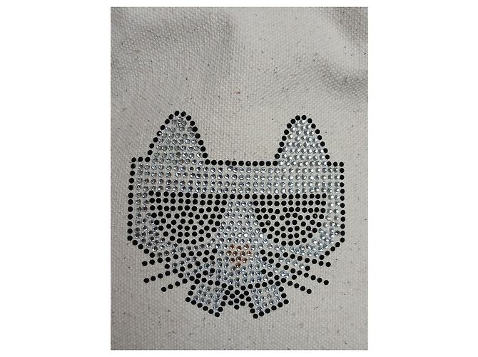 Borsa Tote Karl Lagerfeld Choupette Beige - vista 2