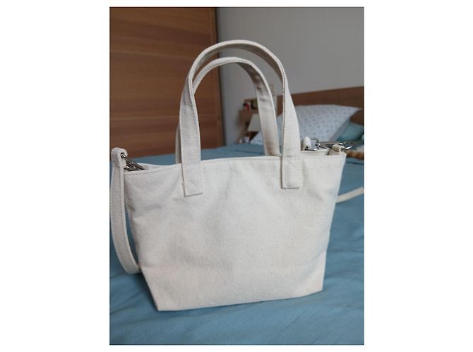 Borsa Tote Karl Lagerfeld Choupette Beige - vista 3