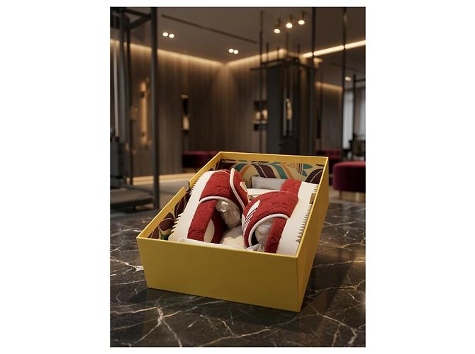 Sandali Gucci x Adidas Rosso - vista 14