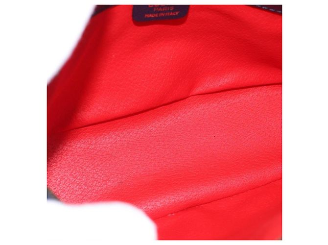 Céline Celine Pelle Vintage Blu navy - vista 5