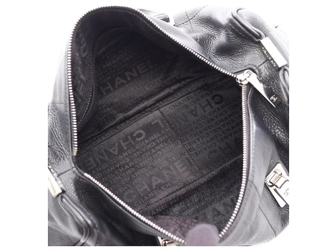 Borsa Chanel Chocolate Bar in nero - vista 3
