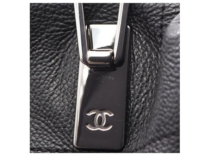 Borsa Chanel Chocolate Bar in nero - vista 9