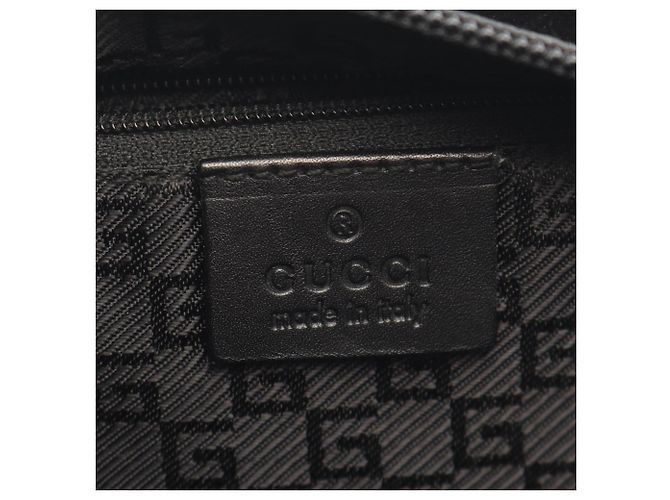 Borsa Gucci Bamboo nera in scamosciato e pelle Nero - vista 4