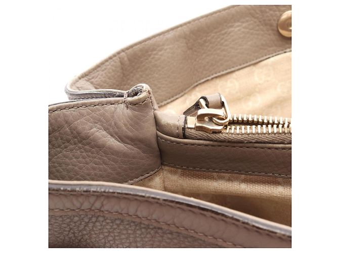 Borsa Tote Gucci Bamboo Beige - vista 10