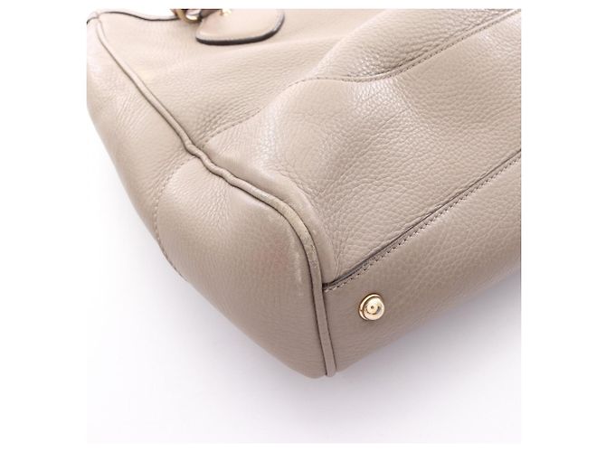 Borsa Tote Gucci Bamboo Beige - vista 17