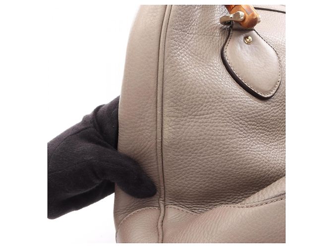 Borsa Tote Gucci Bamboo Beige - vista 18