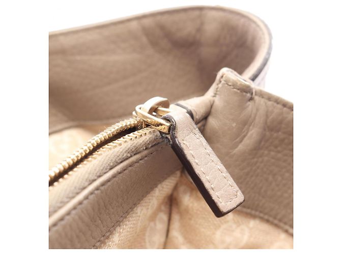 Borsa Tote Gucci Bamboo Beige - vista 6