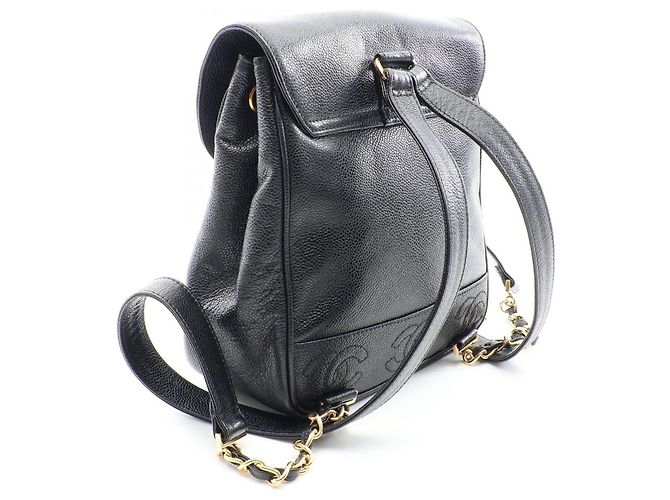 Zaino/Borsa Chanel Triple Coco Nero - vista 2