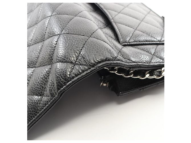 Chanel Matelassé Schultertasche Schwarz - Ansicht 8