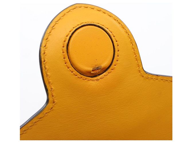 Mini borsa Gucci Horsebit 1955 Giallo - vista 9