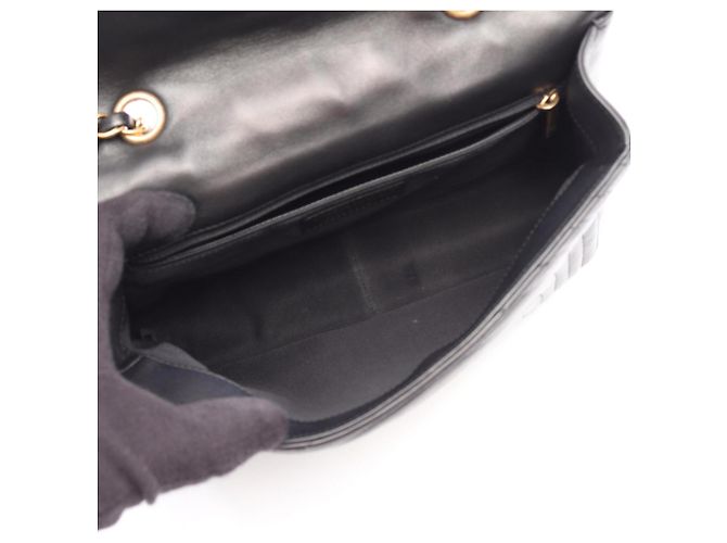 Borsa a tracolla Chanel Pagoda Flap Design Stitch Nero - vista 3