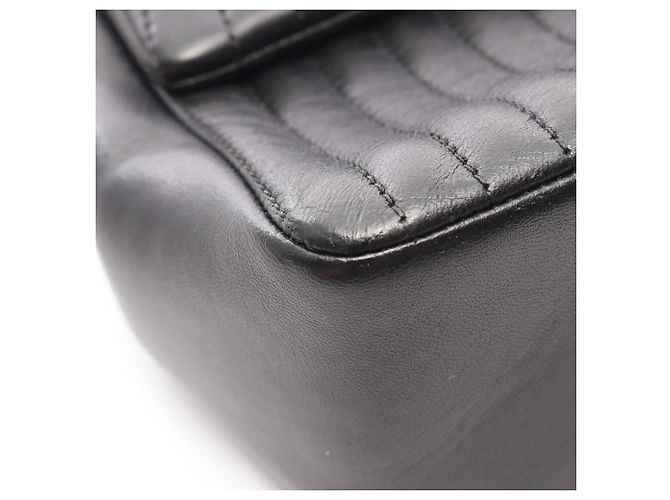 Borsa a tracolla Chanel Pagoda Flap Design Stitch Nero - vista 8