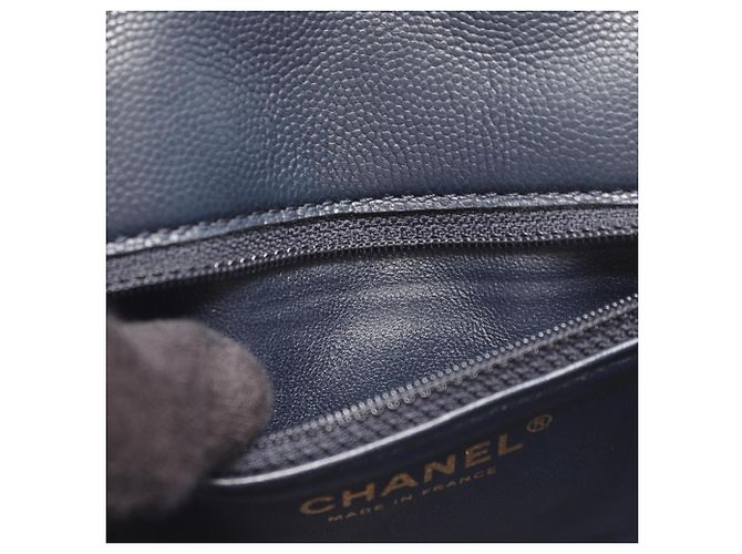 Borsa a Spalla Chanel Matelassé Navy Blu navy - vista 11