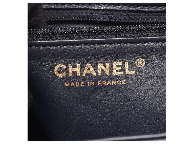 Borsa a Spalla Chanel Matelassé Navy Blu navy - vista 4