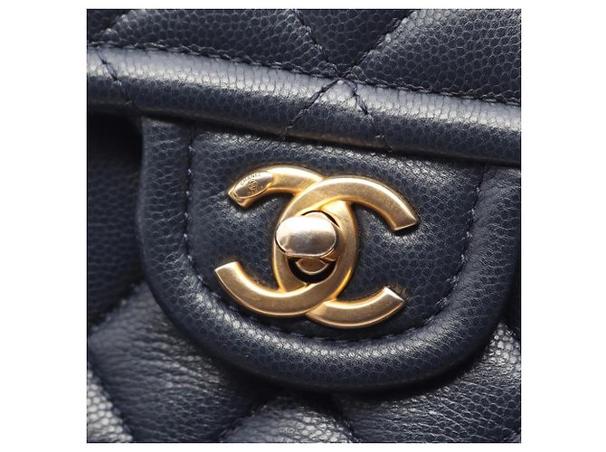 Borsa a Spalla Chanel Matelassé Navy Blu navy - vista 6