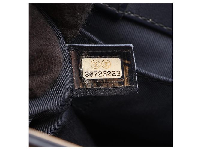 Sac à bandoulière 2-way Chanel Boy Bleu Marine - vue 5