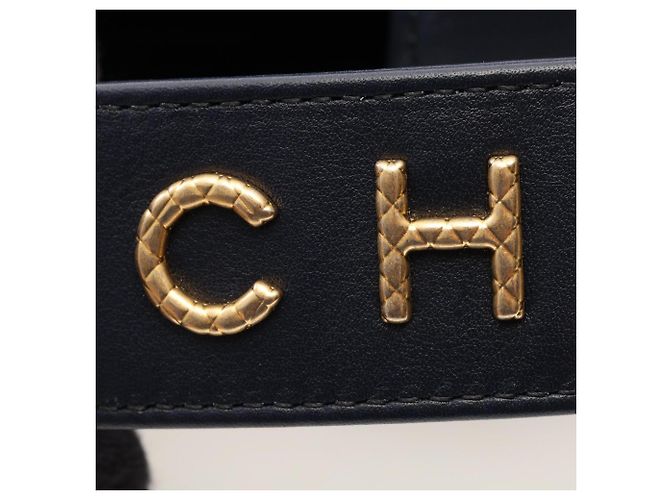 Sac à bandoulière 2-way Chanel Boy Bleu Marine - vue 9