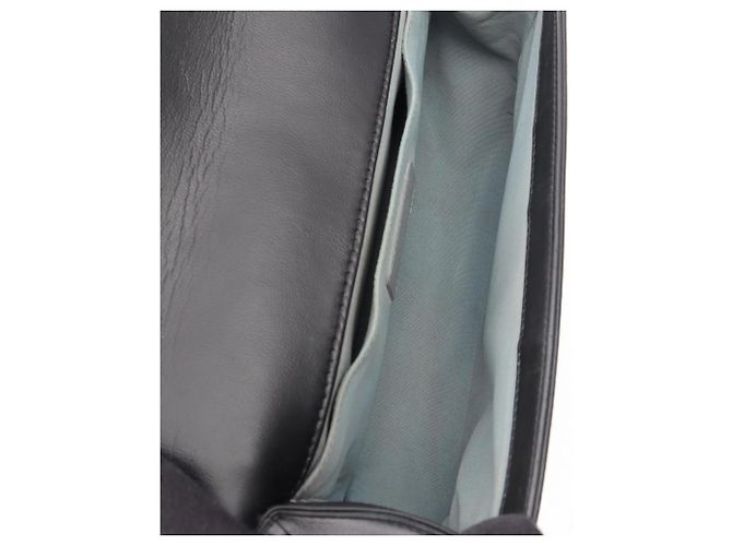 Borsa Chanel Boy in agnello nero - vista 3