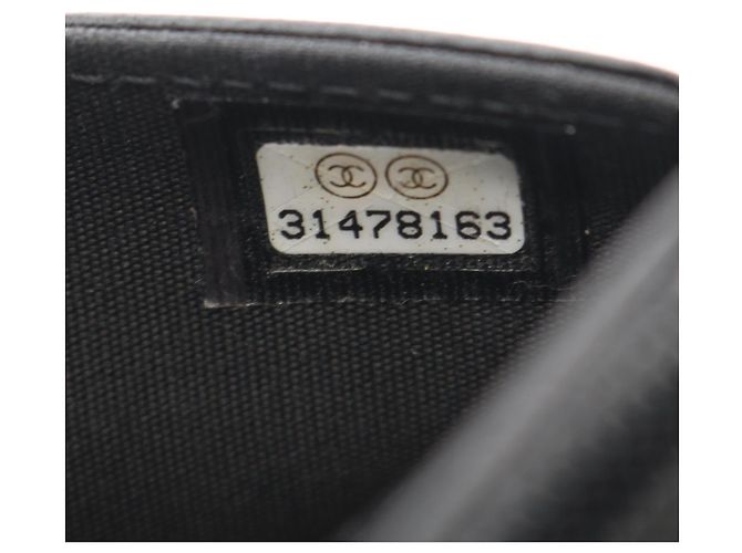 Borsa a tracolla Boy in agnello nero Chanel - vista 5