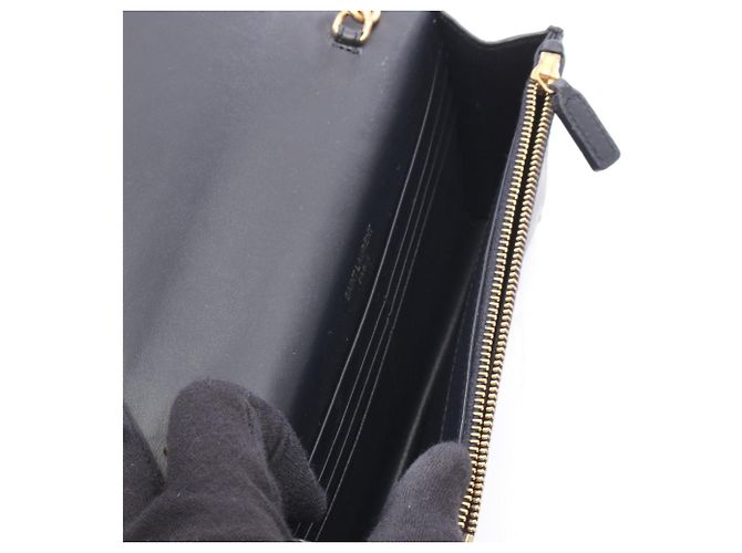 Borsa a Spalla Yves Saint Laurent Kate Tassel Nero - vista 3