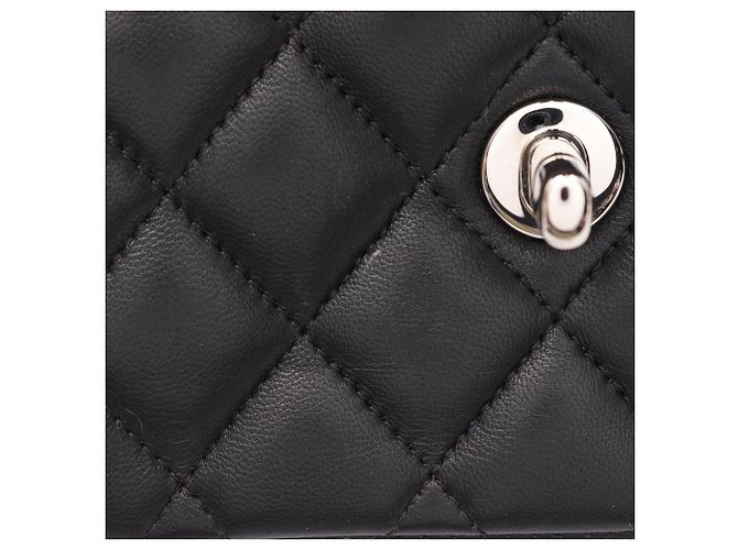 Timeless Borsa Chanel Matelassé Double Flap Nero - vista 10