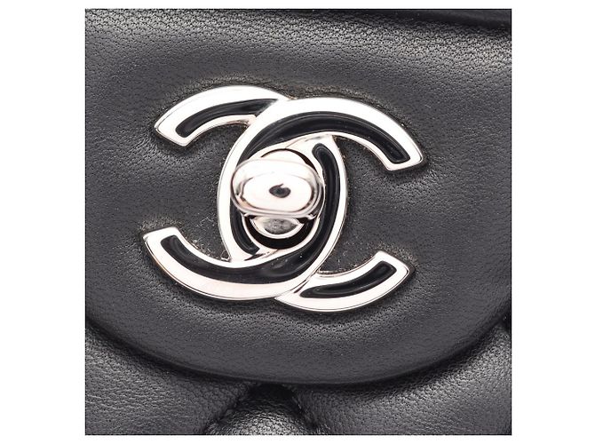 Timeless Borsa Chanel Matelassé Double Flap Nero - vista 9