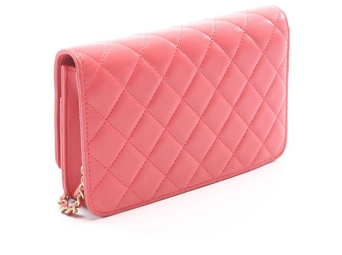 Borsa a Spalla Chanel Matelassé Icon Charm Rosa - vista 2