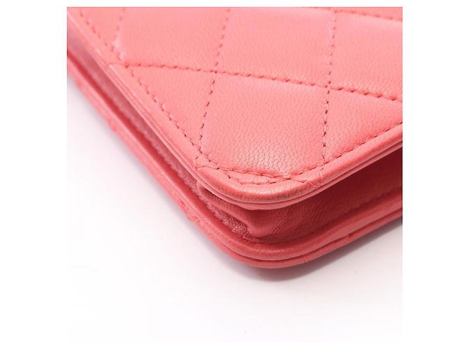 Borsa a Spalla Chanel Matelassé Icon Charm Rosa - vista 8