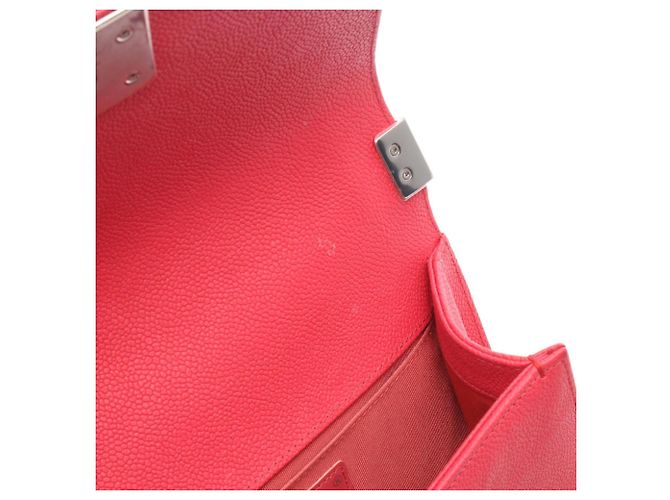Bolso de Hombro Chanel Boy Small Roja - vista 7