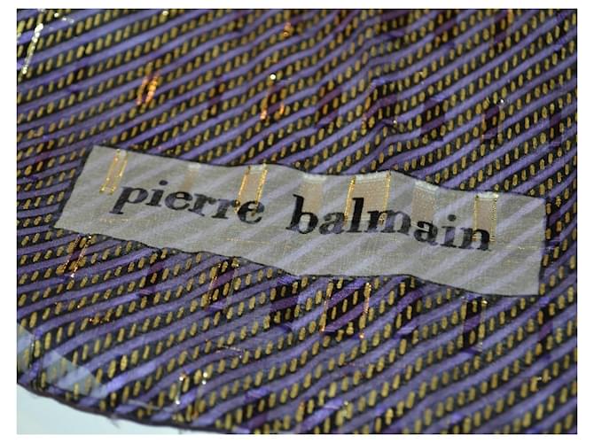 Foulard Pierre Balmain in seta Multicolore - vista 3