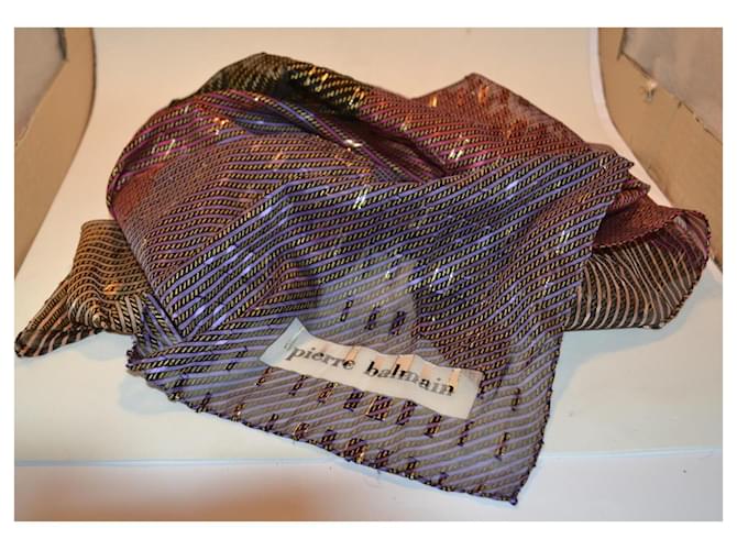 Foulard Pierre Balmain in seta Multicolore - vista 4