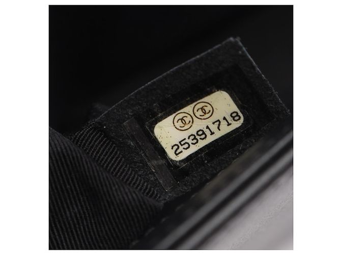 Borsa a Spalla Chanel Boy Small Nero - vista 5