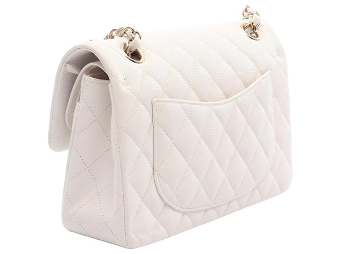 Borsa Chanel Matelassé Double Flap Bianco - vista 2