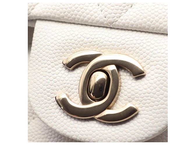 Borsa Chanel Matelassé Double Flap Bianco - vista 6