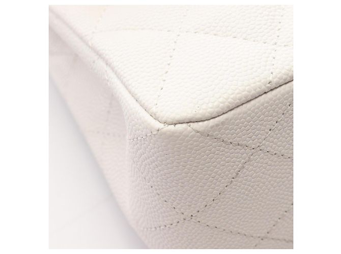Borsa Chanel Matelassé Double Flap Bianco - vista 7