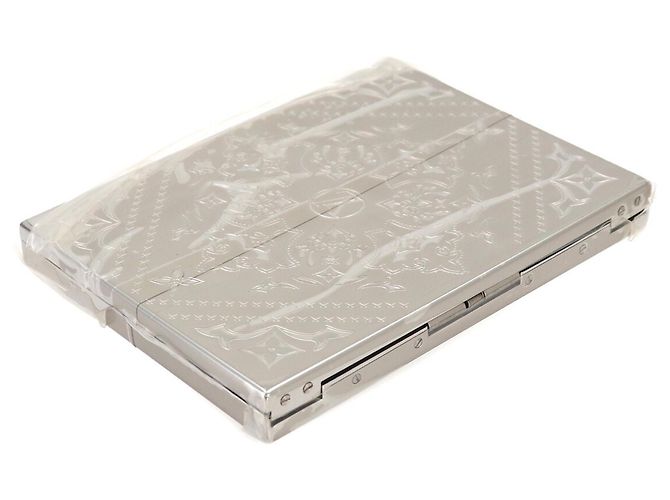 Louis Vuitton Silver Cigarette Case Silvery - view 4