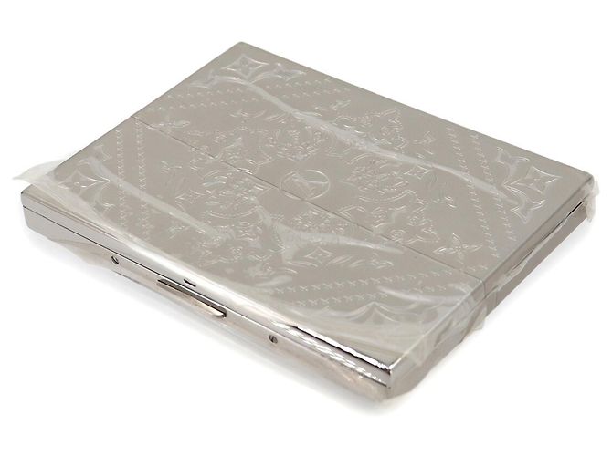 Louis Vuitton Silver Cigarette Case Silvery - view 5