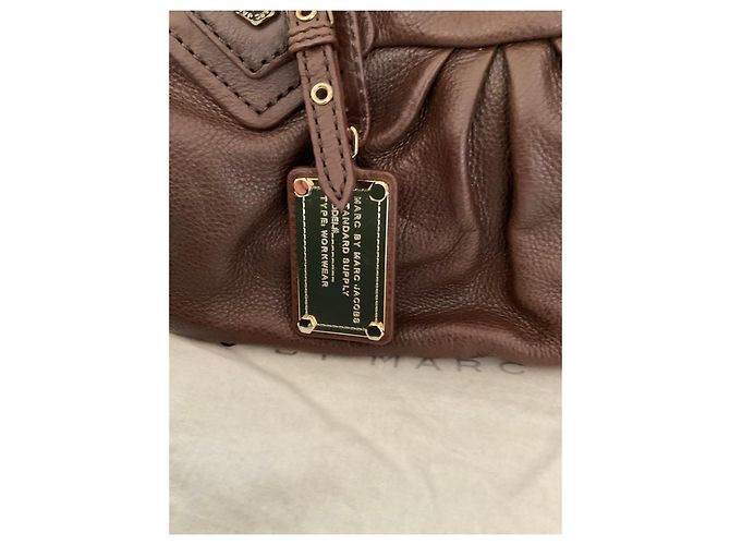 Borsa a mano Classic Q in pelle Marc by Marc Jacobs Marrone - vista 2