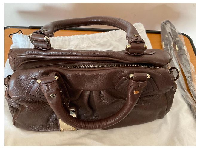 Borsa a mano Classic Q in pelle Marc by Marc Jacobs Marrone - vista 5