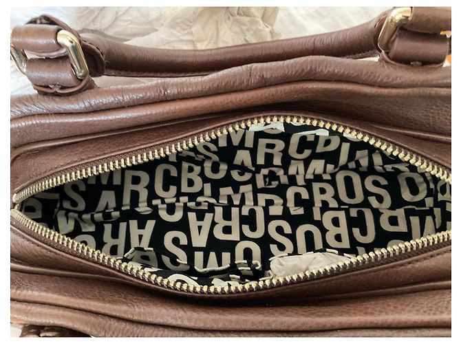 Borsa a mano Classic Q in pelle Marc by Marc Jacobs Marrone - vista 7