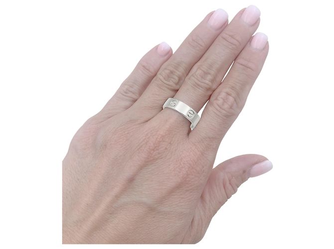 Cartier "Love Classique" Ring, Weißgold. - Ansicht 5