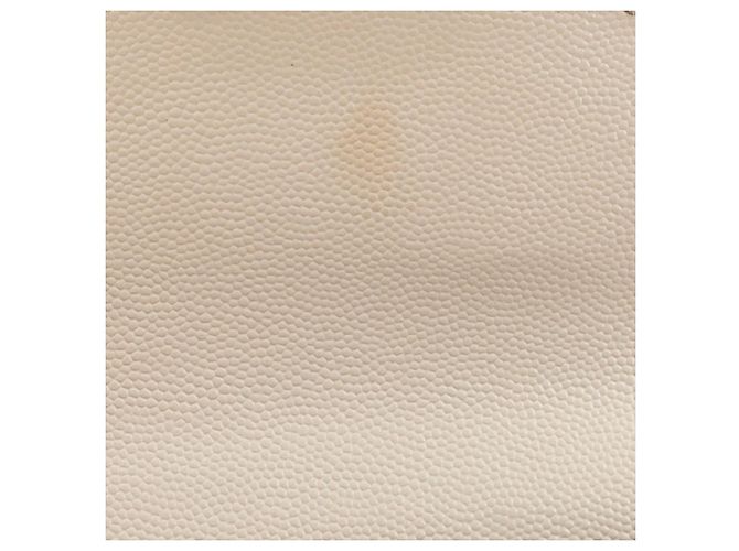 SAINT LAURENT - Borsa a tracolla Cassandra mini Top Handle in pelle granulata beige - vista 8