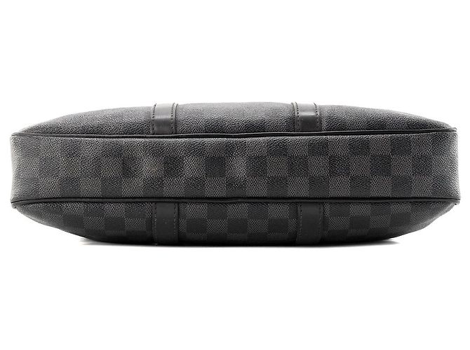LOUIS VUITTON - Porte-documents Louis Vuitton en toile damier graphite Noir - vue 4