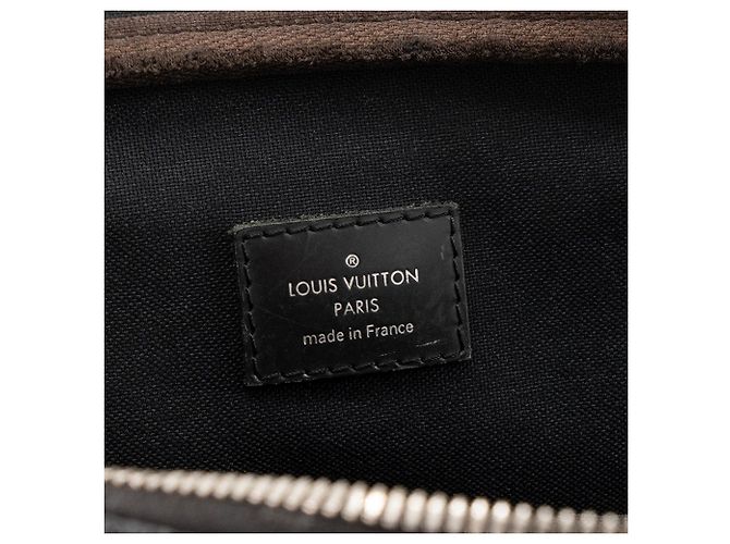 LOUIS VUITTON - Porte-documents Louis Vuitton en toile damier graphite Noir - vue 6