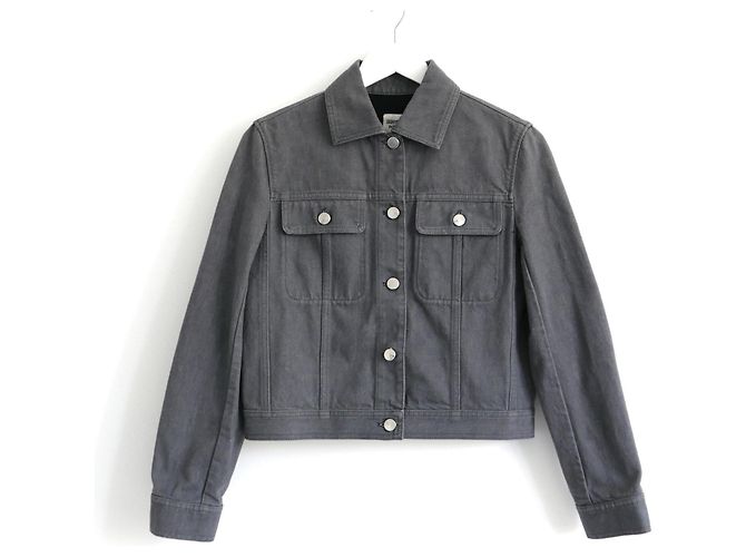 Hermès Jeansjacke in Grau - Ansicht 2